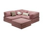 Atelier Del Sofa Sofá-Cama Esquinero Kanyon - Rosa